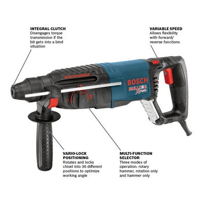 11255VSR SDS-plus® Bulldog™ Xtreme 1 In. Rotary Hammer